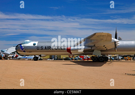 The Convair B-36 Peacemaker strategic bomber aircraft on display at Pima Museum Stock Photo