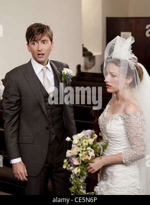 THE DECOY BRIDE 2011 IFC Films release with David Tennant as James and Kelly MacDonald as Katie Stock Photo