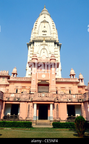 New Vishwanath Mandir Temple ; Birla Temple ; Banaras Hindu University ; Varanasi ; Uttar Pradesh ; India ; Asia Stock Photo