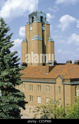 The 1911 Art Nouveau Lahti Town Hall designed by architect Eliel Saarinen, Finland Stock Photo