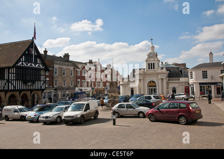 Saffron Walden town centre Stock Photo