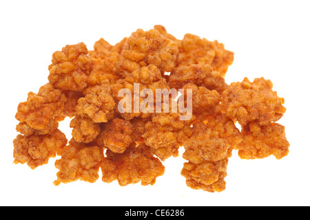 Pile of Chilli flavour rice crackers Stock Photo