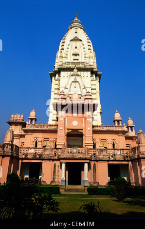 New Vishwanath temple ; Banaras Hindu University ; Birla Mandir ; Varanasi ; Uttar Pradesh ; India ; asia Stock Photo