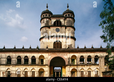 Hooghly Imambara and Mosque ; Clock Tower ; Hooghly ; Hugli Chuchura ; West Bengal ; India ; Asia Stock Photo