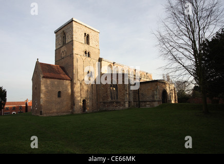 St Peter's Church, Barton Upon Humber, Lincolnshire. Stock Photo