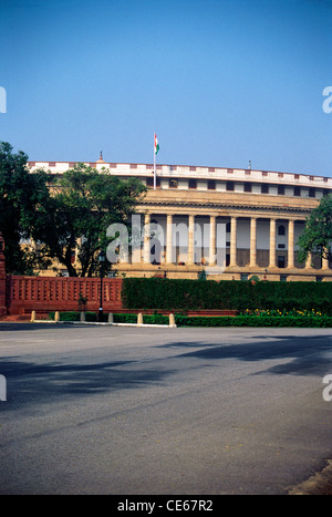 Parliament House, Sansad Bhavan, New Delhi, India Stock Photo