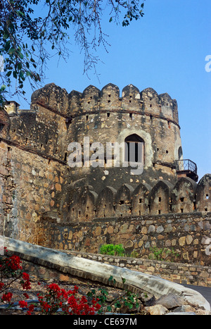 Bastion & fort fiction ; Jhansi fort ; Jhansi ; Uttar Pradesh ; India Stock Photo