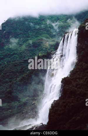 Jung falls ; Nuranang Falls ; Waterfall ; Shannan ; Tawang district ; arunachal pradesh ; india ; asia Stock Photo