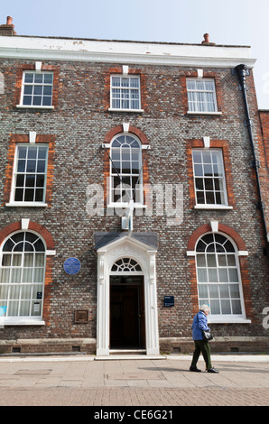 Building reputedly lived in by Thomas Hardy's mayor of Casterbridge, now Barclays Bank, Dorchester, Dorset, England. Stock Photo