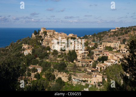 Deia village Serra Tramuntana Mallorca Majorca Spain Stock Photo