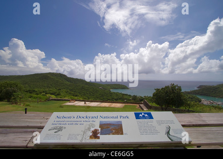 Nelsons Dockyard National Park, Antigua WI, in the Caribbean Stock Photo