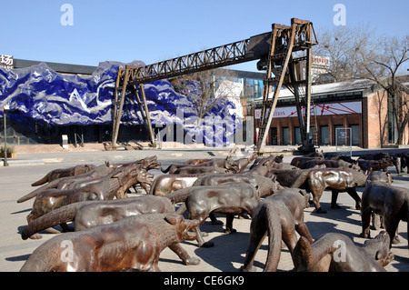 Originality Square,798 Art Zone, also known as Dashanzi Art Zone, Beijing, China. Stock Photo