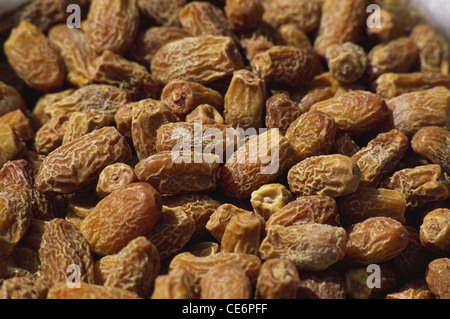 Dried dates ; dry fruit ; india ; asia Stock Photo
