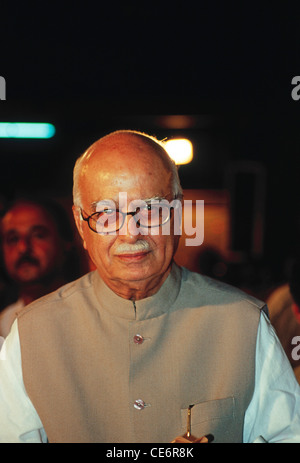 Lal Krishna Advani politician leader of Bhartiya Janata Party BJP India Indian politician Stock Photo