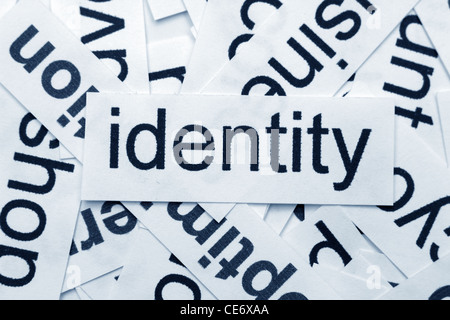 network information objective identity technology Stock Photo