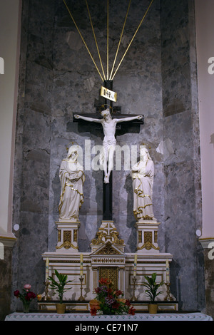 Jesus on the cross, Basilica Holy Virgin Mary, Marija Bistrica, Croatia Stock Photo