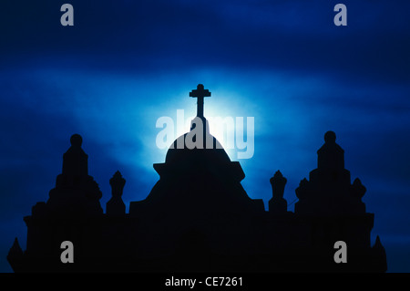 The Crucifix Sign ; Sacrifice of Jesus Christ ; Christianity ; goa ; india ; asia Stock Photo