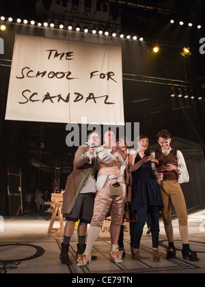 The School for Scandal opens at the Barbican Theatre. Stock Photo