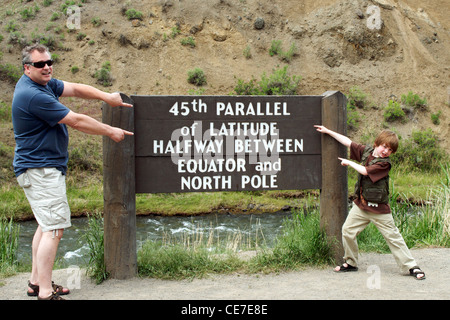 45th Parallel Stock Photo