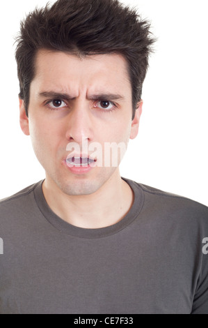 Confused man Stock Photo