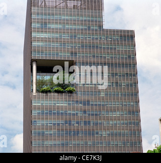 Travel Photography - Modern skyscraper building in Singapore in Southeast Asia Far East. Tower Buildings Architecture Stock Photo