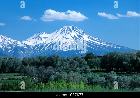 Mount Hasan, Inactive Volcano, Stratovolcano or Composite Volcano, Aksaray, Cappadocia, Turkey Stock Photo