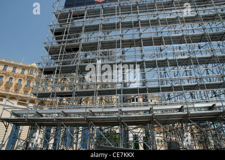 Grandstands, Monte Carlo GP, Monaco, Stock Photo