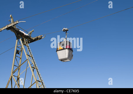 Cable Car in Ski Resort, Austria Stock Photo