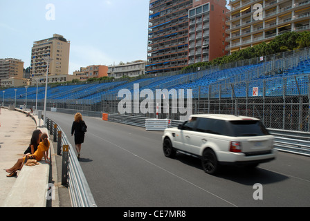 Grandstands, Monte Carlo GP, Monaco, Stock Photo