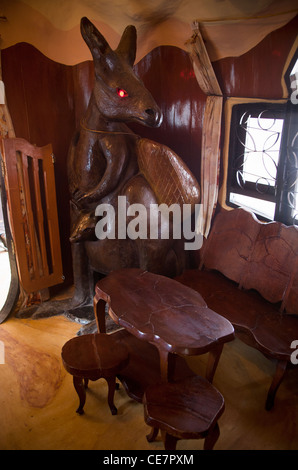 Room Interior Hang Nga's 'Crazy House' Guest House or Hotel Dalat Vietnam Stock Photo