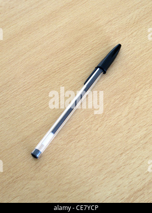 A Black Bic Biro Pen Stock Photo: 47705554 - Alamy