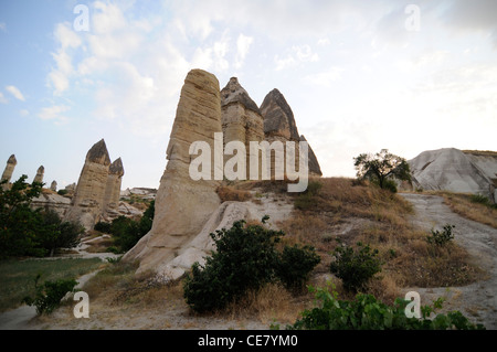 Cappadocia fairy chimneys (Turkey) Stock Photo