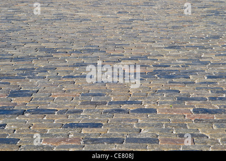 A stony pavement of Red Square of Moscow, Russia Stock Photo