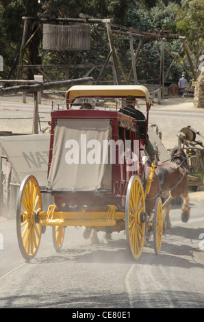 Sovereign Hill Horse and Carriage, Ballarat, Australia Stock Photo