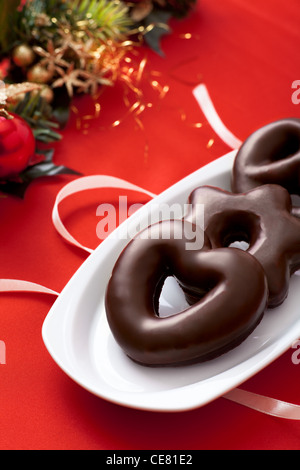 Lebkuchen, a Traditional German Christmas Cake Stock Photo