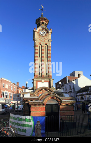 Epsom clock tower is 70 feet high and designed by London architects ...