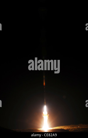 Launch of a Minuteman III intercontinental ballistic missile. Base