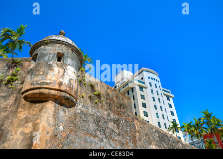 Fort San Felipe Del Moro at San Juan, Puerto Rico Stock Photo