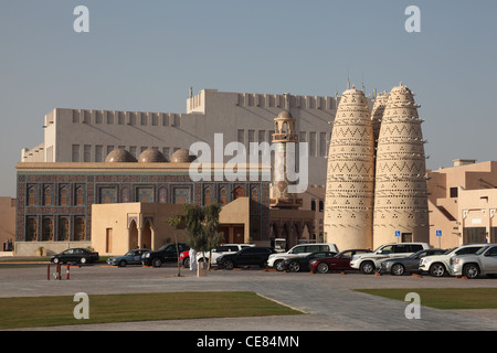 Pigeon towers at Katara Cultural Village in Doha, Qatar Stock Photo