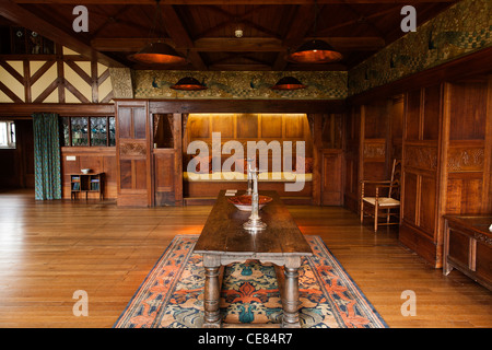 The interior of Blackwell house, filled with fine examples of the Art ...