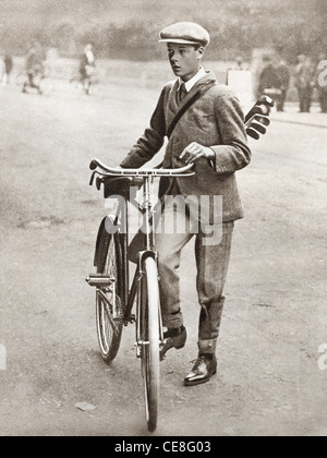 The Prince of Wales, later Edward VIII, seen here in 1912. Stock Photo