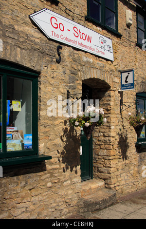 Go Stow Cotswold Visitor Information Centre in Stow on the Wold in the Cotswolds. Stock Photo
