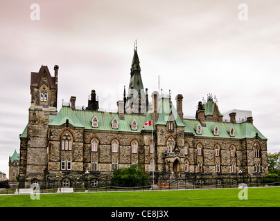 The Canadian Parliament West Block building in Ottawa Canada. Stock Photo