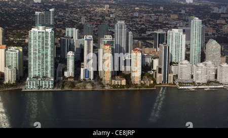 aerial photograph Miami, Florida Stock Photo