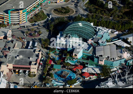 aerial photograph Florida Aquarium Tampa, Florida Stock Photo