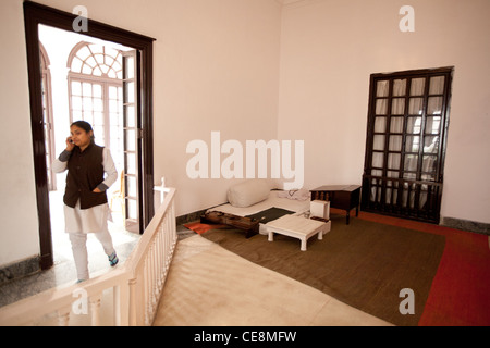 Gandhi Smriti, the home of Mahatma Gandhi for last 144 days of his life, before he was shot on January 30th 1948, Delhi, India. Stock Photo