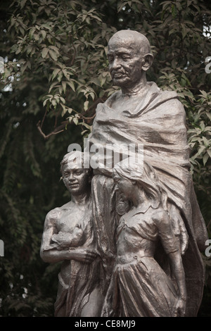 Gandhi Smriti, the home of Mahatma Gandhi for last 144 days of his life, before he was shot on January 30th 1948, Delhi, India. Stock Photo