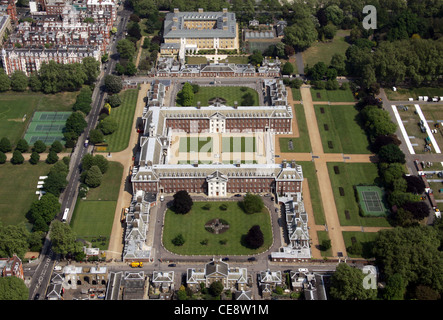 Aerial image of Chelsea Royal Hospital for Army Chelsea Pensioners, London SW3 Stock Photo