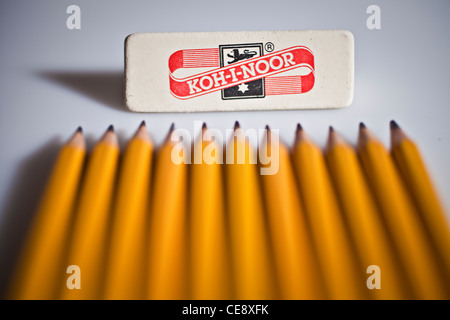 KOH-I-NOOR HARDTMUTH is one of the world biggest producers of stationery for artists, schools and offices. Illustrative photo - Stock Photo