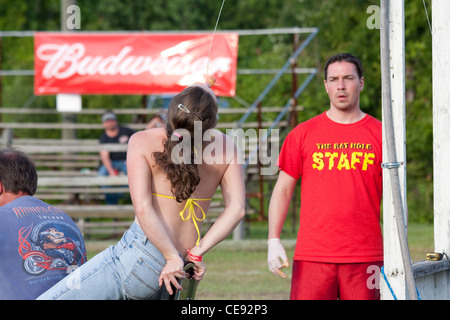 Weenie Bite Motorcycle Rally Event Stock Photo